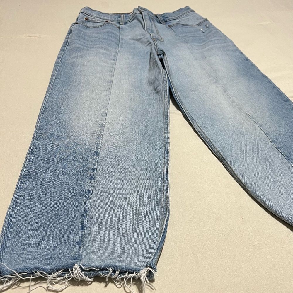 Abercrombie & Fitch Blue Ankle Cropped Jeans - Picture 4 of 12